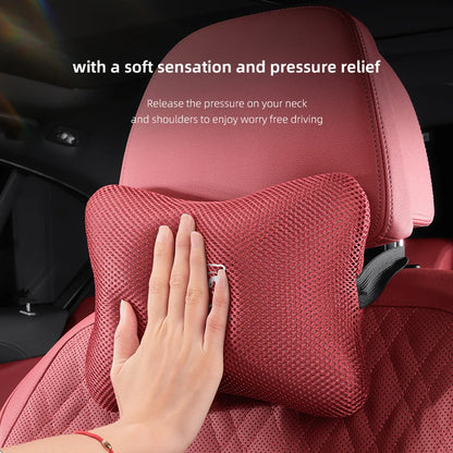 Dodge Ice Silk Car Neck Support Headrest Pillow