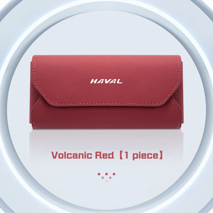 Haval Magnetic Leather Car Sunglasses Case