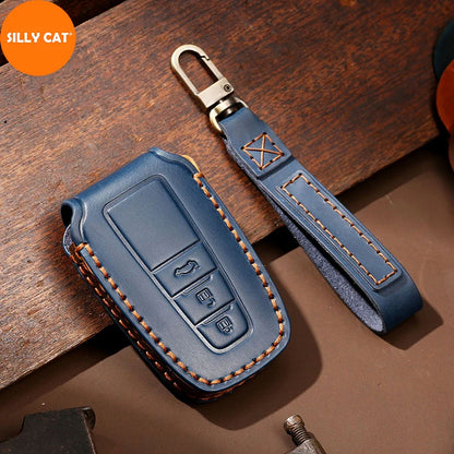 Toyota Leather Car Key Fob Cover – Camry, Corolla, RAV4 & More