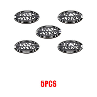 24MM Land Rover Logo Remote Key Emblem Sticker Range Rover Evoque - Black 5Pcs
