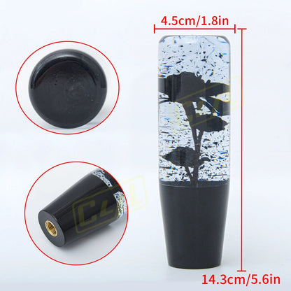 JDM Flower Acrylic Gear Shift Knob Universal 15cm Racing
