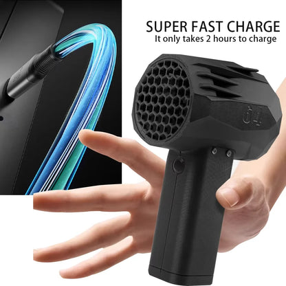 Turbo Car Blower Fan – Handheld High-Power Brushless Motor
