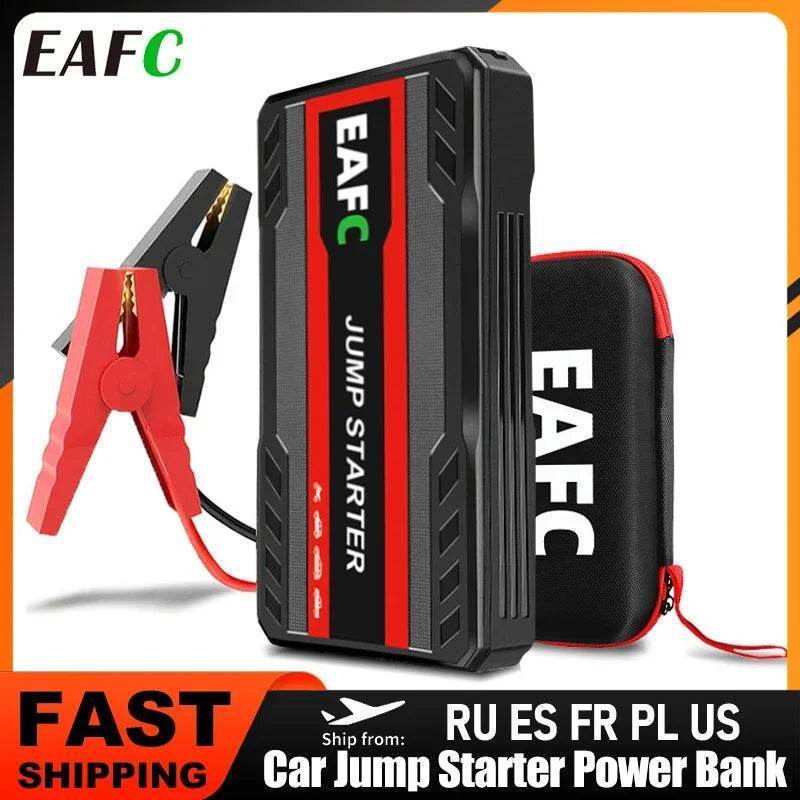 600A Portable Car Jump Starter Power Bank – Emergency 12V Auto Battery Booster for Petrol & Diesel Vehicles - Black