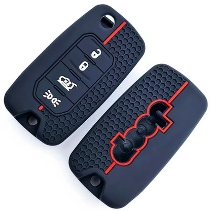 Jeep & Dodge 4 Button Silicone Key Case — Cherokee, Compass