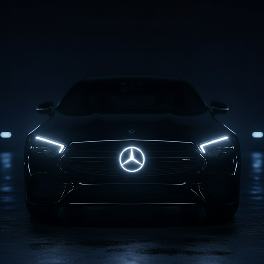 LED Illuminated Mercedes-Benz Star Grille Emblem – Front LED Logo Badge