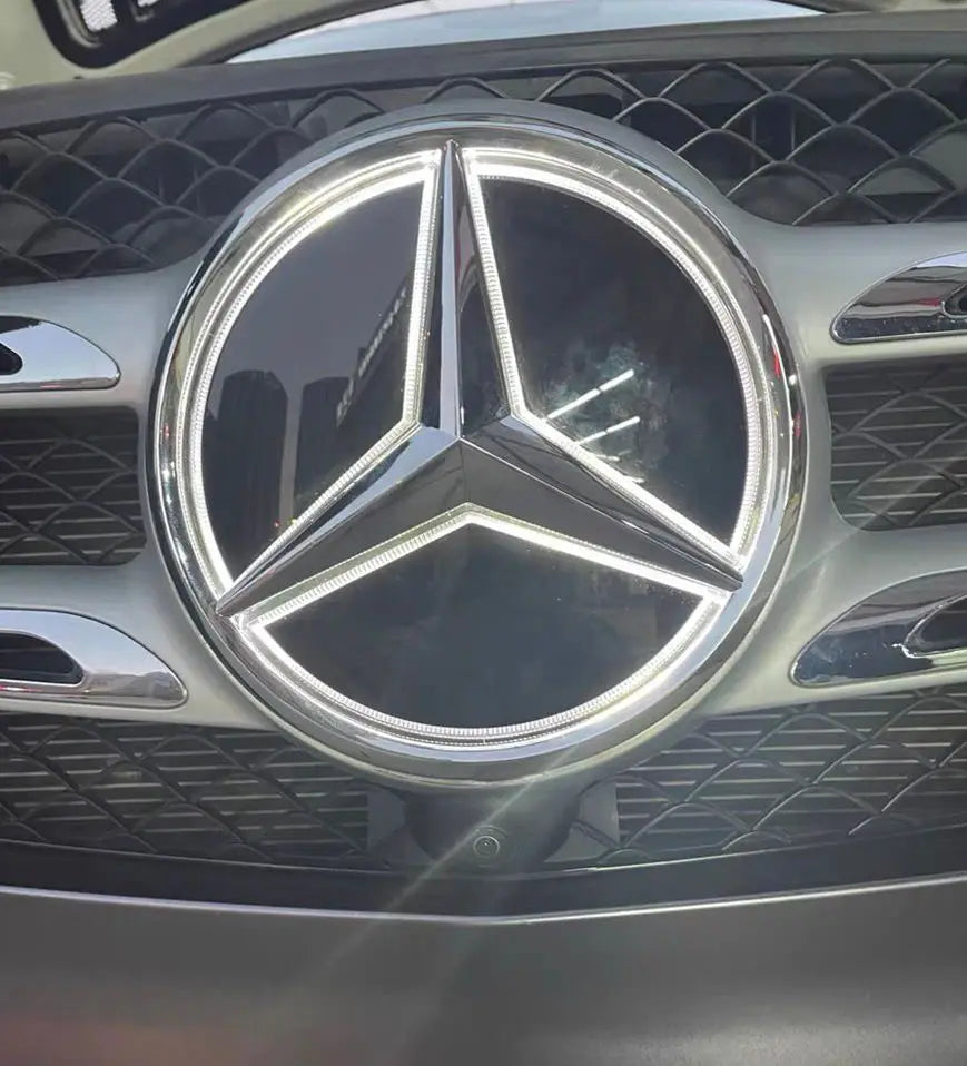 LED Illuminated Mercedes-Benz Star Grille Emblem – Front LED Logo Badge