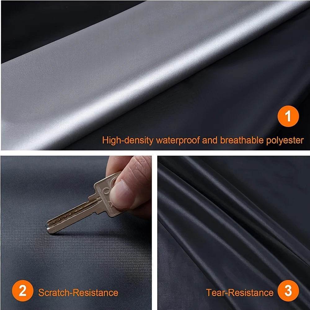 Universal Waterproof Car Cover for SUV/Sedan – Sun, Rain & Snow Protection - S-4.15X1.70X1.50M