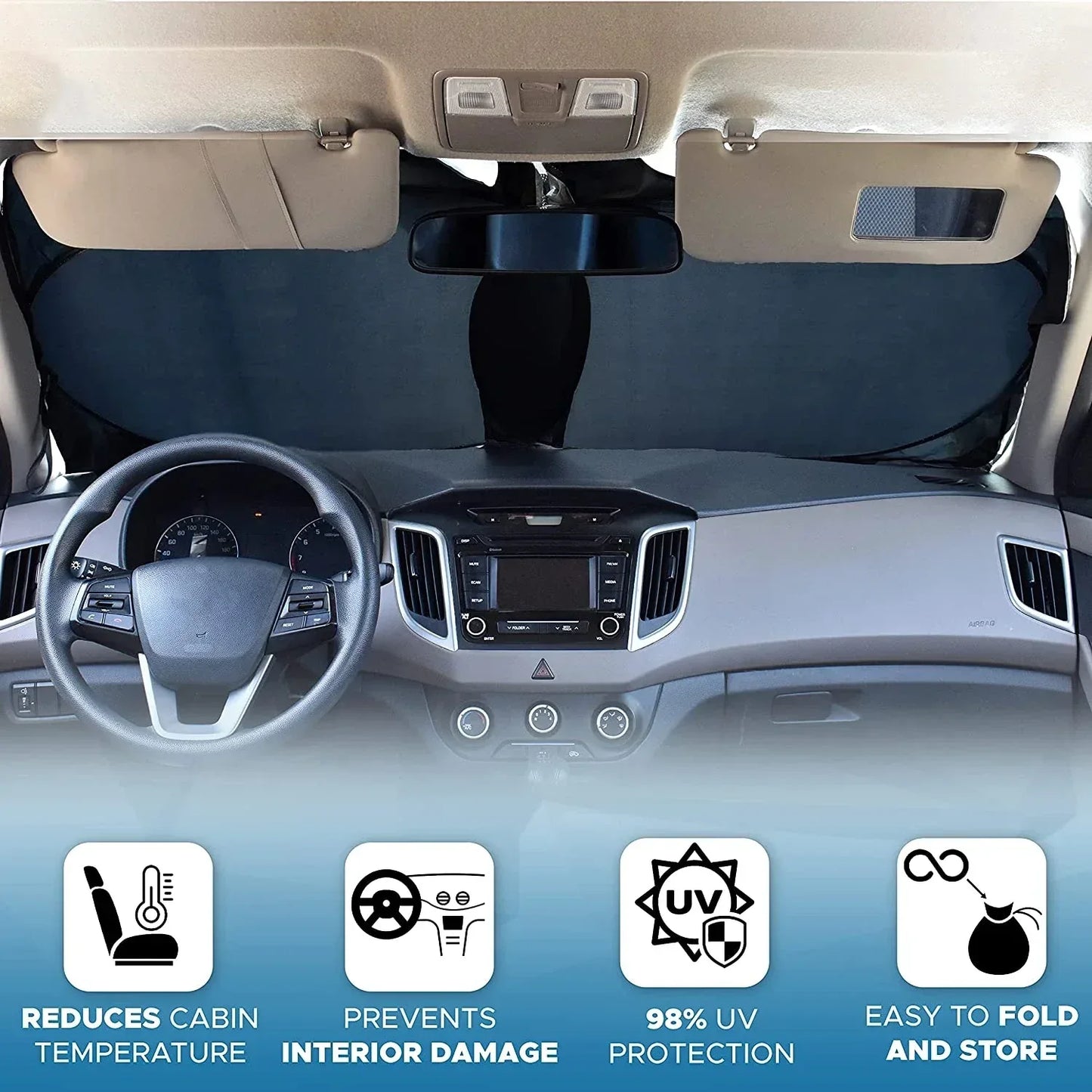 Honda ZR-V 2022–2025 Windshield Sunshade - 