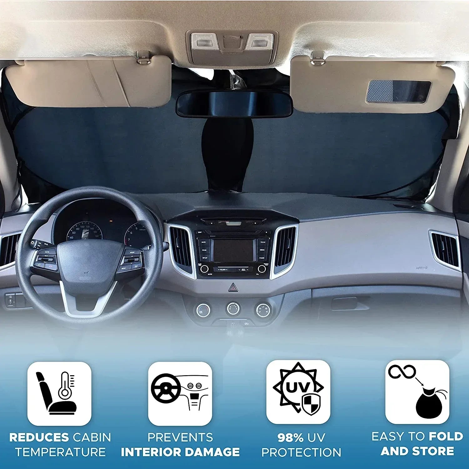 Honda ZR-V 2022–2025 Windshield Sunshade - 