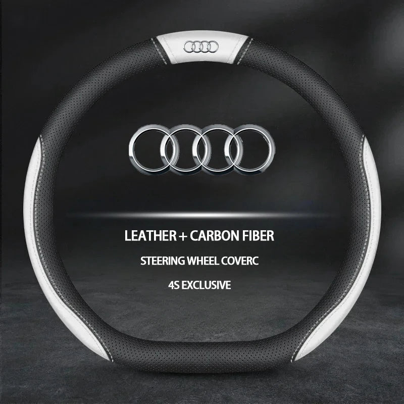 Audi Steering Wheel Cover Ultra-Thin Microfiber Leather | A3 A4 S3 RS3 Q5 TT