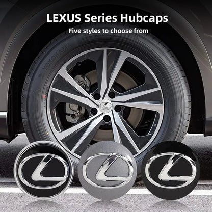 4Pcs 62mm Lexus Wheel Center Cap Hub Covers