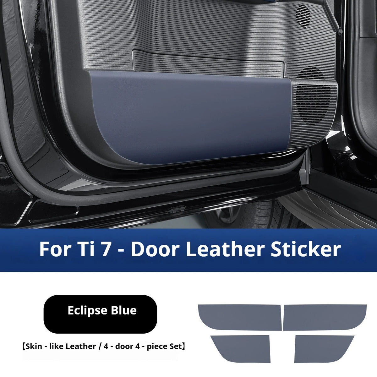 BYD Ti7 Leather Door Anti-Kick Protector Pads
