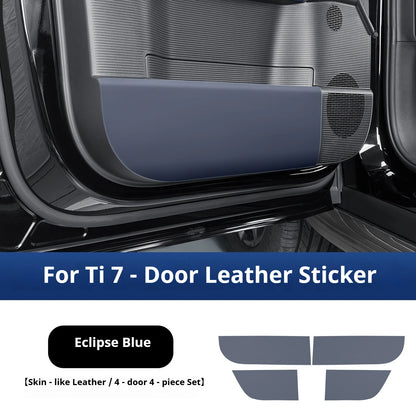 BYD Ti7 Leather Door Anti-Kick Protector Pads