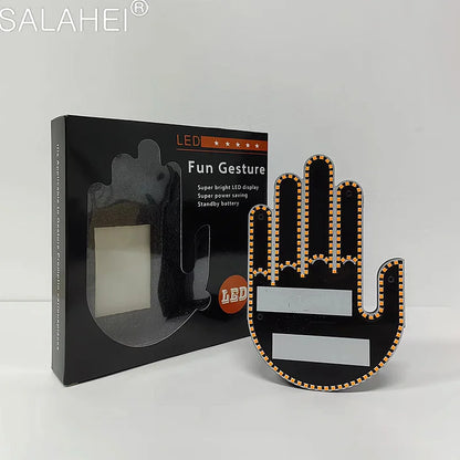 LED Finger Light with Remote for Car Rear Window - Default Title