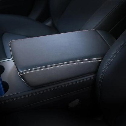 Tesla Model 3 & Model Y Armrest Cushion Cover - Black black line