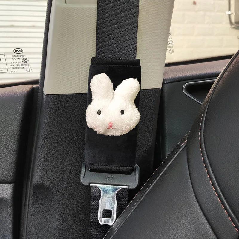 Car Seatbelt Pad Cover Short Cloud Bow Design Shoulder Cushion