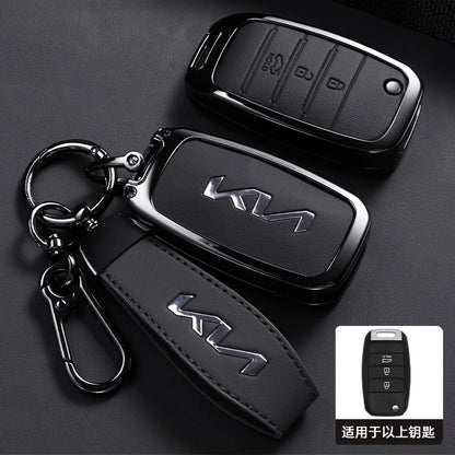 Kia Rio Optima Sportage Soul 3 Button Flip Remote Key Case Cover
