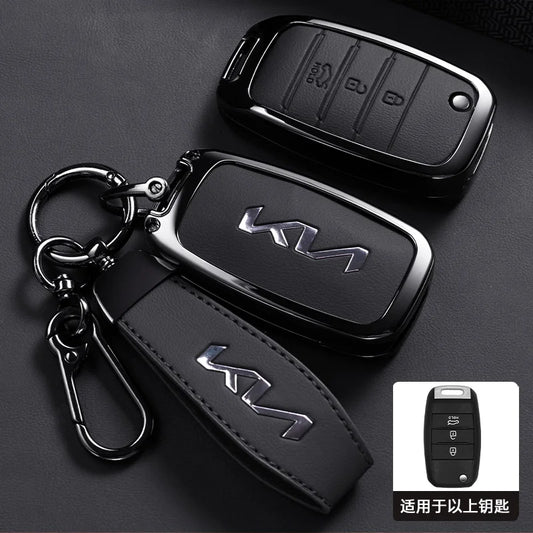 Kia Rio Optima Sportage Soul 3 Button Flip Remote Key Case Cover