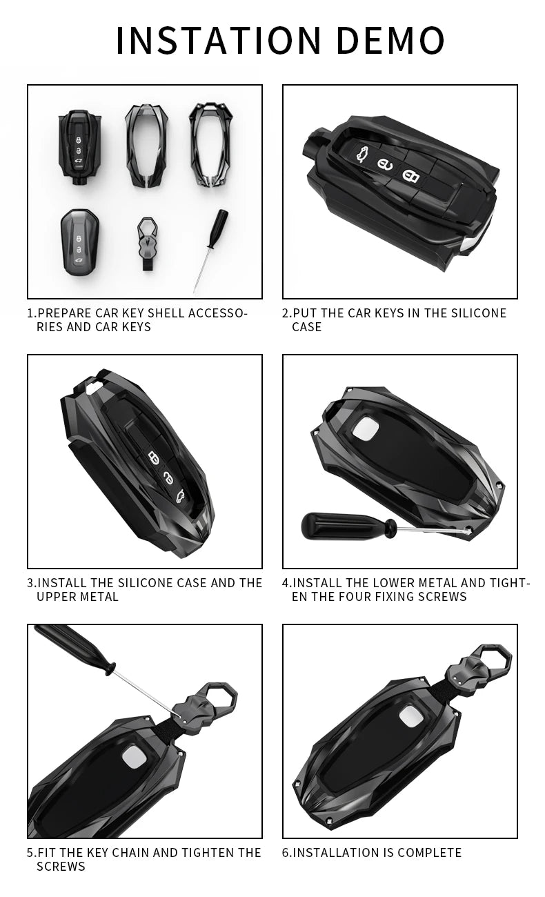 Geely EX2 Geome Galaxy Zinc Alloy Key Cover