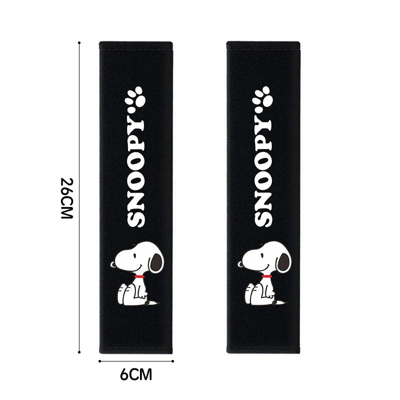 Universal Snoopy Car Seat Belt Cover Soft Padded Auto Protector