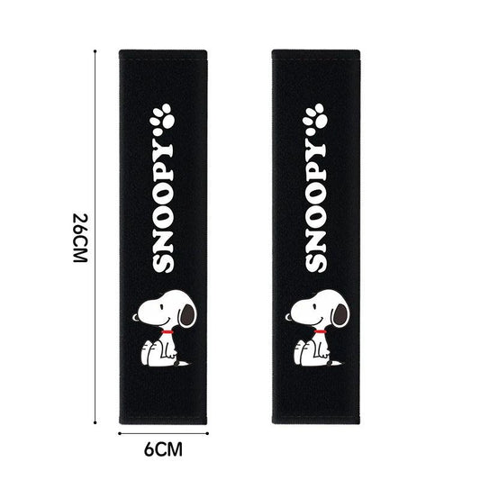 Universal Snoopy Car Seat Belt Cover Soft Padded Auto Protector