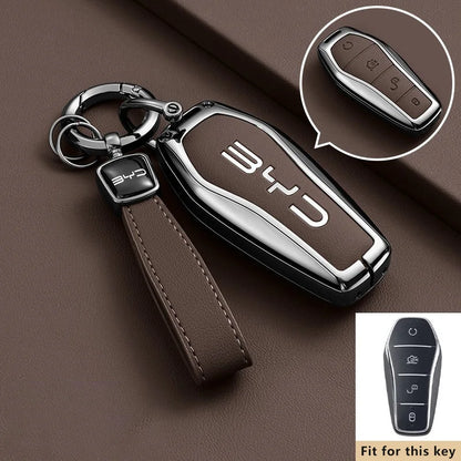 Zinc Alloy Key Case for BYD Tang L EV DM DMi Remote Fob Protection