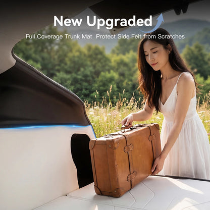 Tesla Model Y Juniper Leather Trunk Mat Waterproof Custom Liner