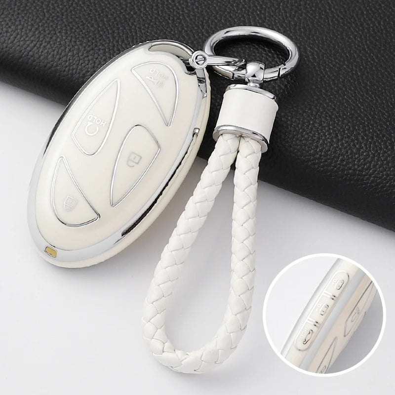Soft TPU Key Case Cover Shell Hyundai Ionic 6 Grandeur GN7 Kona EV