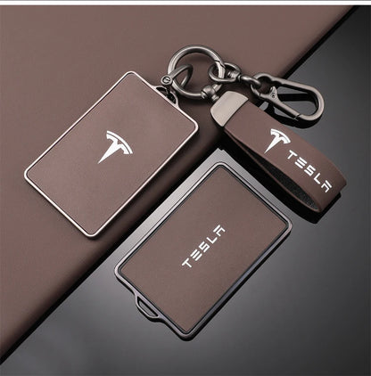 TPU Leather NFC Key Case Cover Tesla Model 3 S X Y Protection