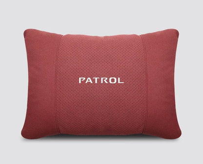 Nissan Patrol Headrest & Lumbar Waist Rest - Neck Support Pillow - Brown