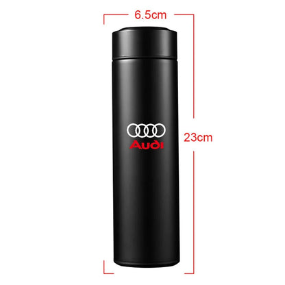 Audi LED Temperature Display Thermos Mug Water Bottle A1-A8 TT Q Series