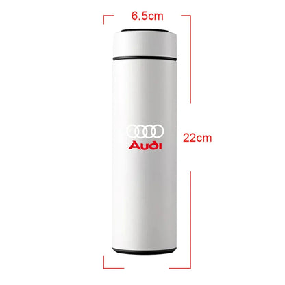Audi LED Temperature Display Thermos Mug Water Bottle A1-A8 TT Q Series