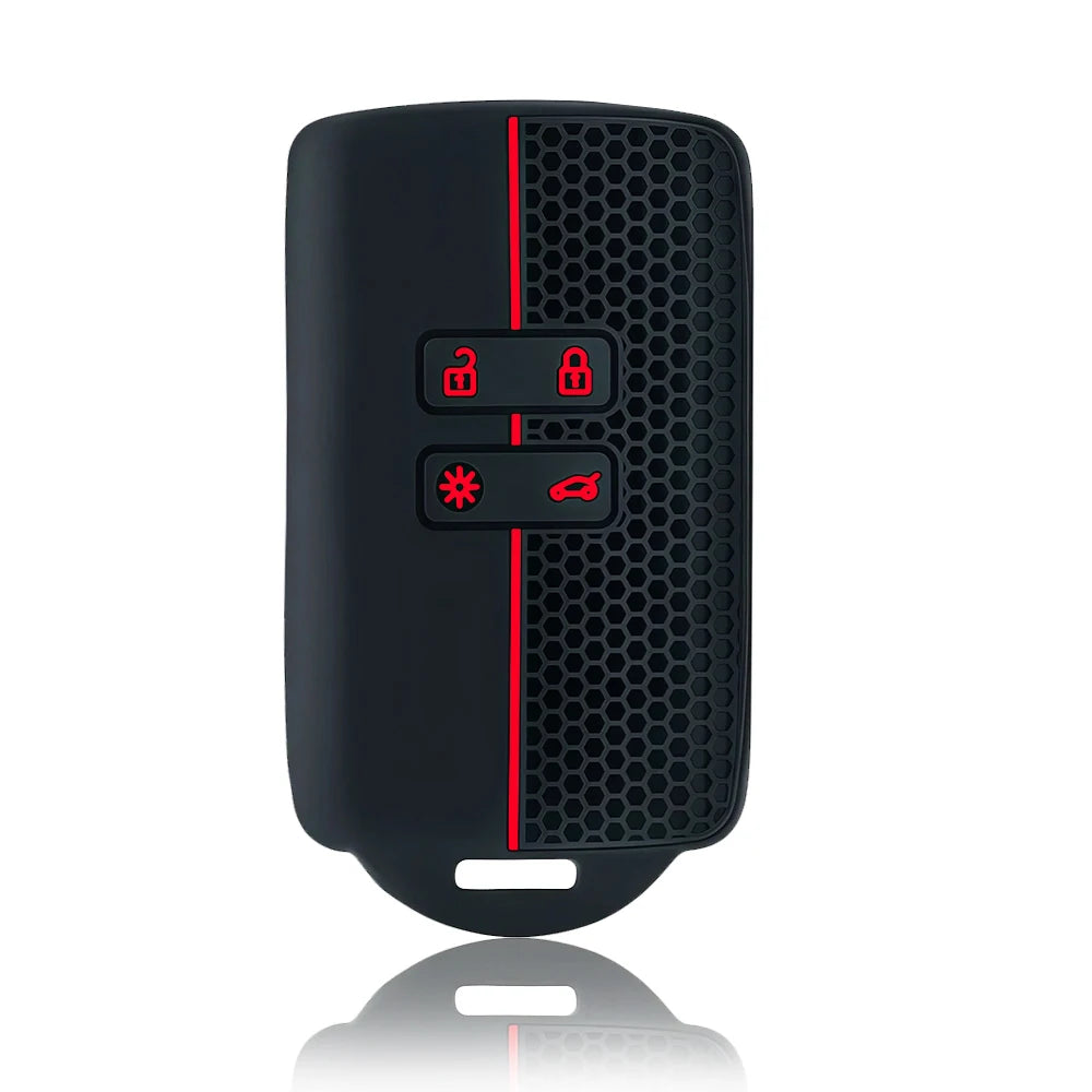 Renault & Dacia Key Cover with Colour Line — Clio, Captur, Logan - Red Line