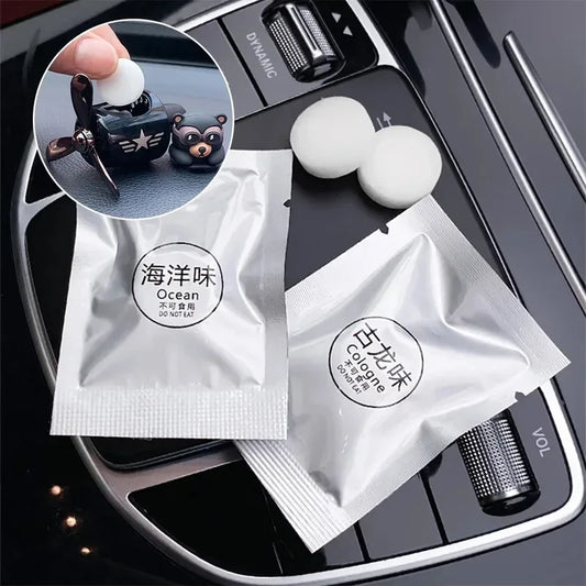 Car Air Freshener Solid Perfume Refill Tablets 5pcs - 5Pcs Osmanthus
