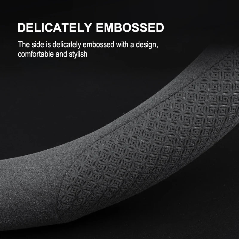 PU Leather Universal Steering Wheel Cover