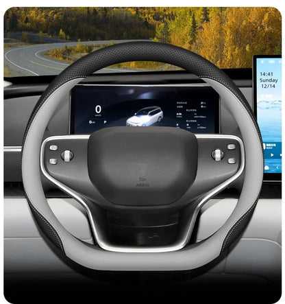 Geely EX2 Nappa Leather Steering Wheel Cover – 34 cm
