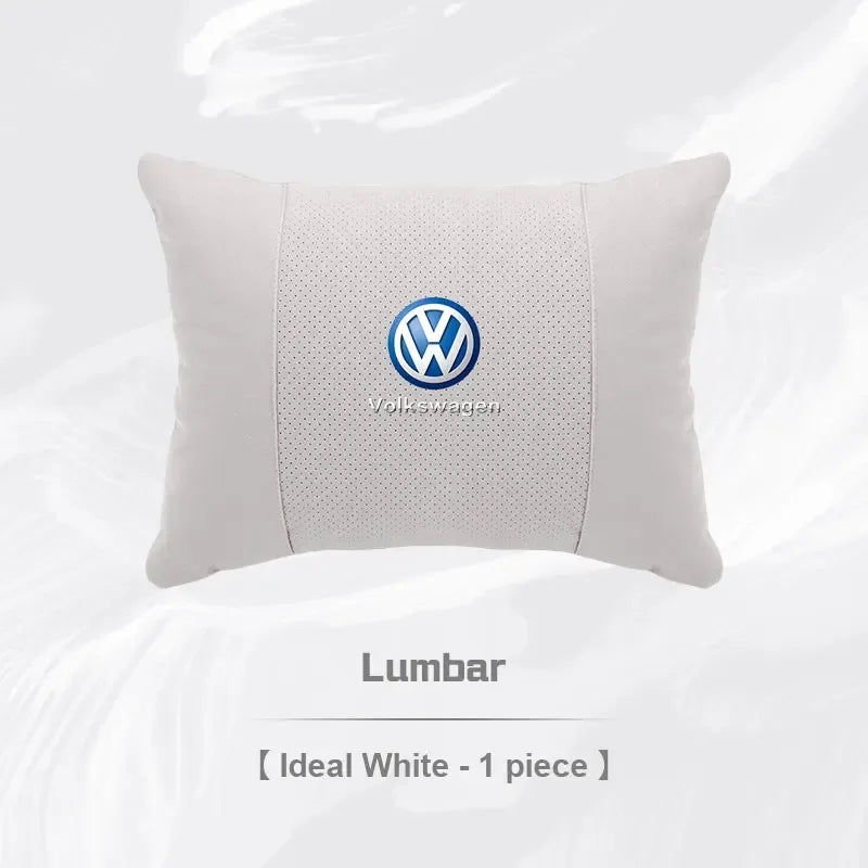 Volkswagen Neck Pillow & Lumbar Support - lumbar white