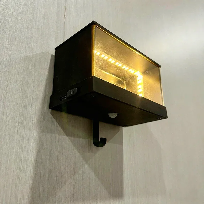 Car Garage Key Holder with LED Light - 