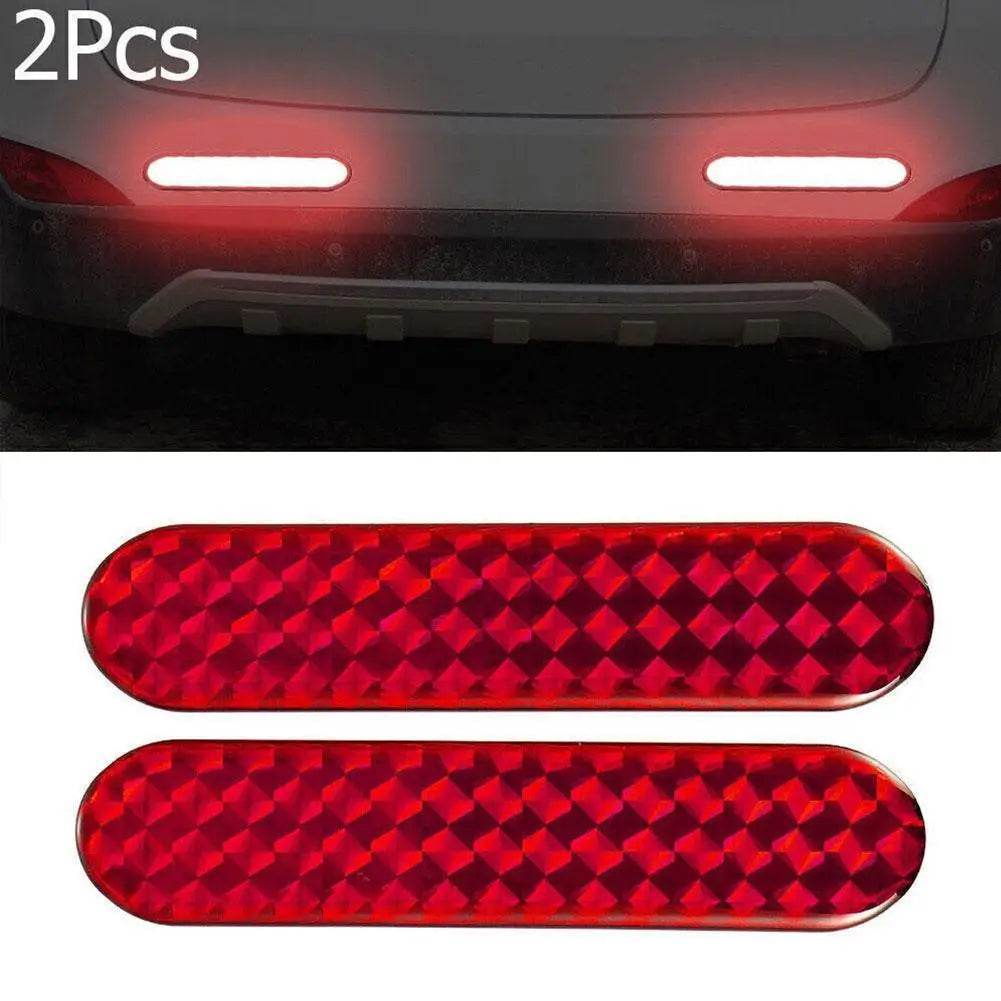 Reflective Car Door Safety Warning Stickers - 