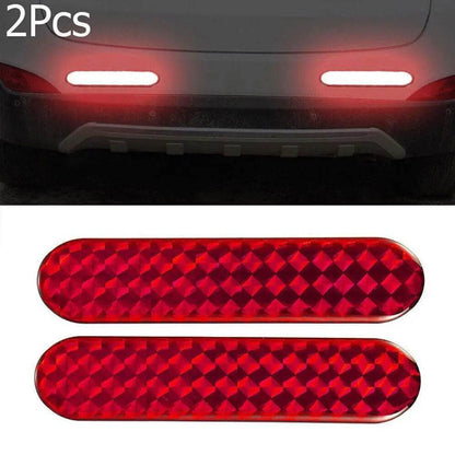 Reflective Car Door Safety Warning Stickers - 