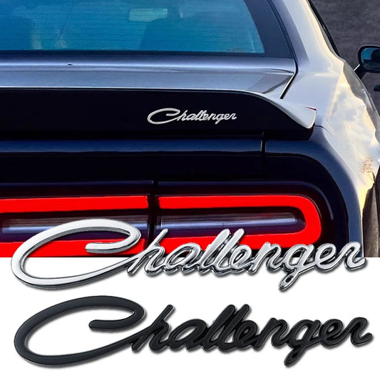 Dodge Challenger Metal Letter Badge