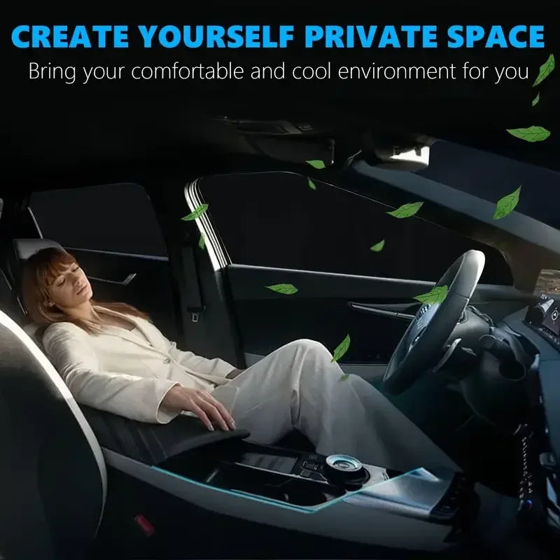 AutoGuard Folding Car Window Sunshade UV Protection Windshield Visor - 