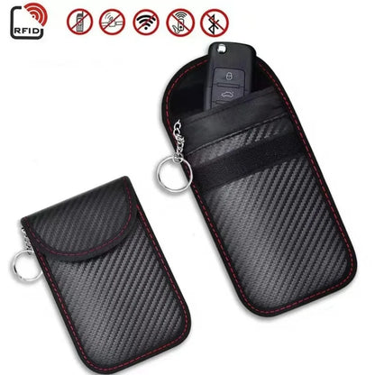 Faraday Key Fob Pouch — RFID Signal Blocking Car Key Bag