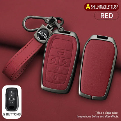 Zinc Alloy Car Key Cover Case for Toyota Alphard Previa Voxy