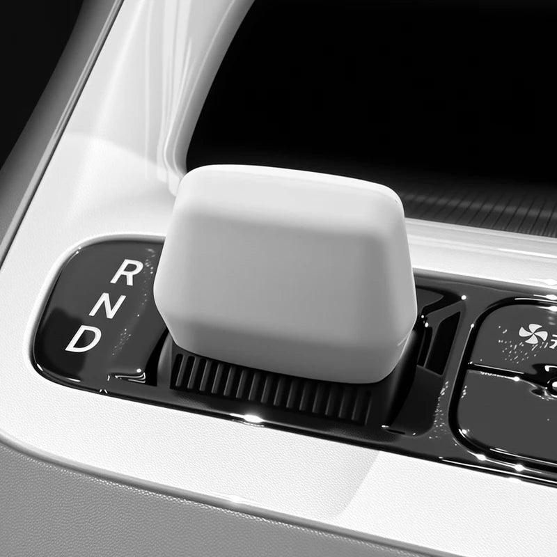 Geely EX2 / Proton e.MAS 5 Silicone Gear Shift Cover - Geely star wish-sky mirror white [simple] handlebar cover / Gear ha…