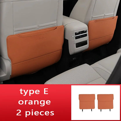 BYD Ti7 Seat Back Protector Mat with Storage - type E