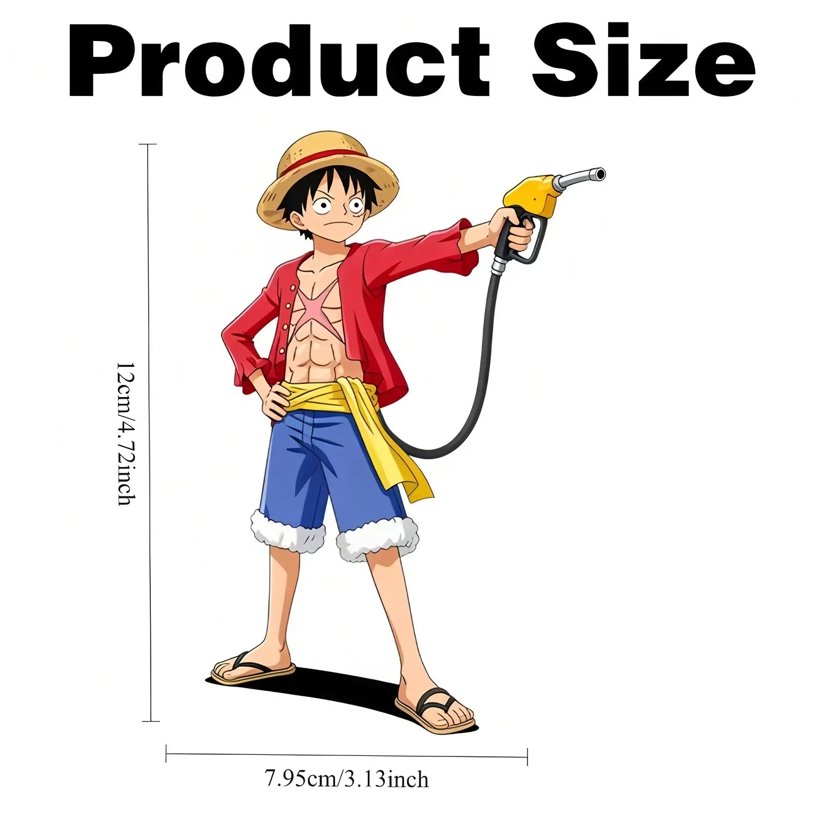 One Piece Chibi Fuel Cap Decal - B