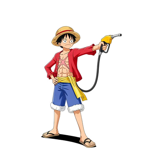One Piece Chibi Fuel Cap Decal - B