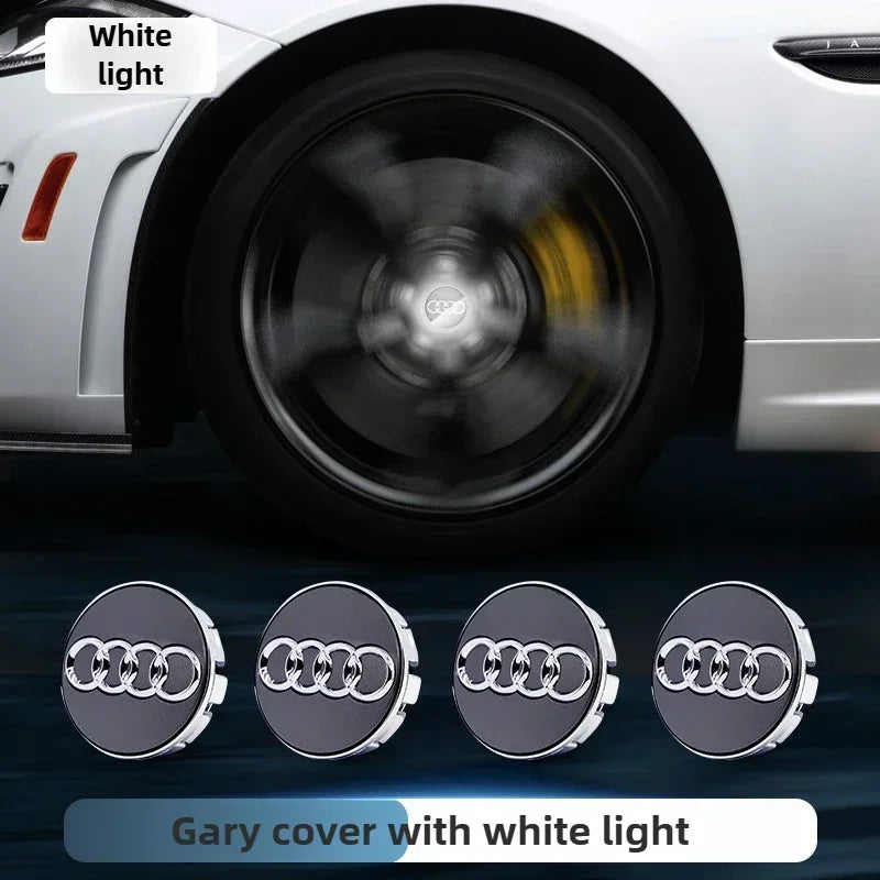 Audi LED Hub Center Caps