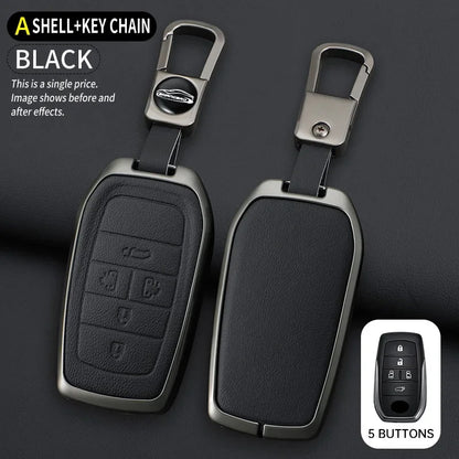 Zinc Alloy Car Key Cover Case for Toyota Alphard Previa Voxy